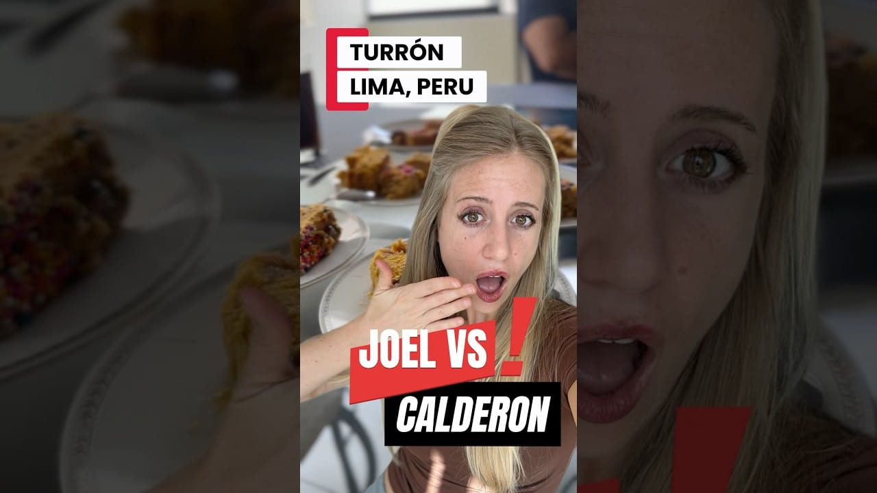 Battle of turrón, Lima Peru 🇵🇪 #lima #limaperu #peru #turrón #dulces #competencia #foodie #travel