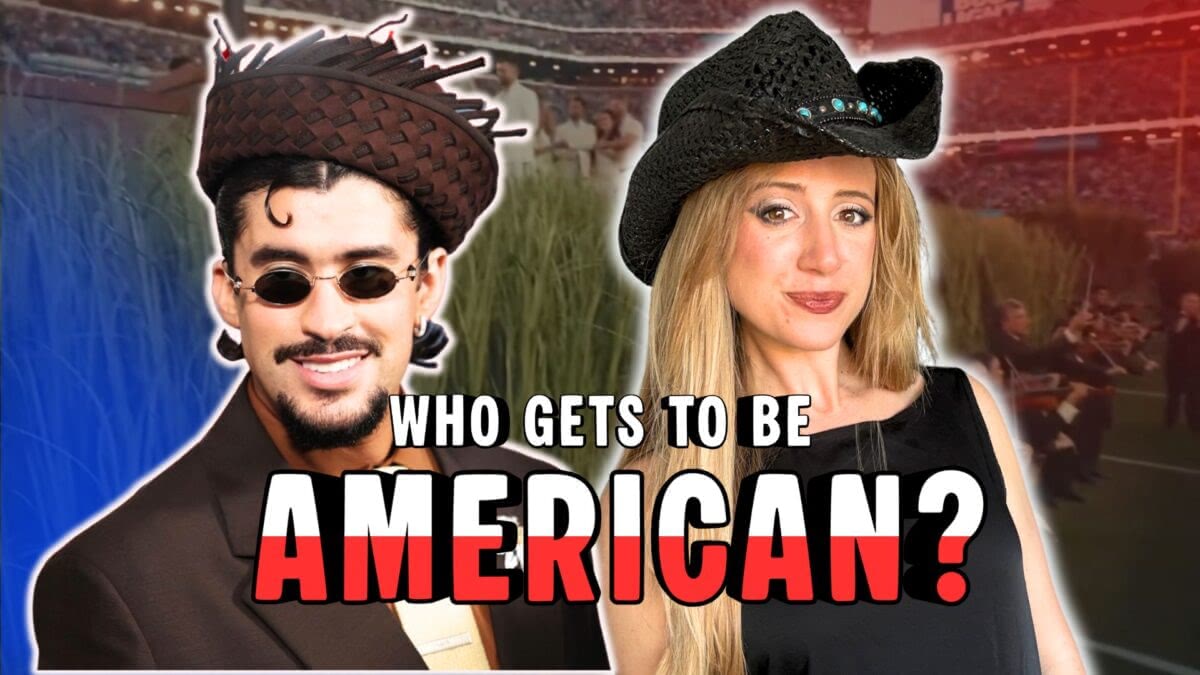 Bad bunny and American girl.