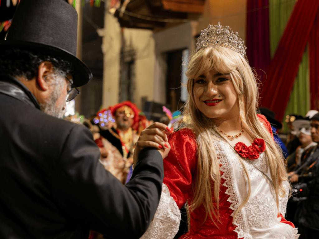 A Peruvian celebration during Fiestas Patrias.