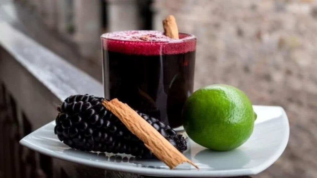 Peruvian chicha morada.