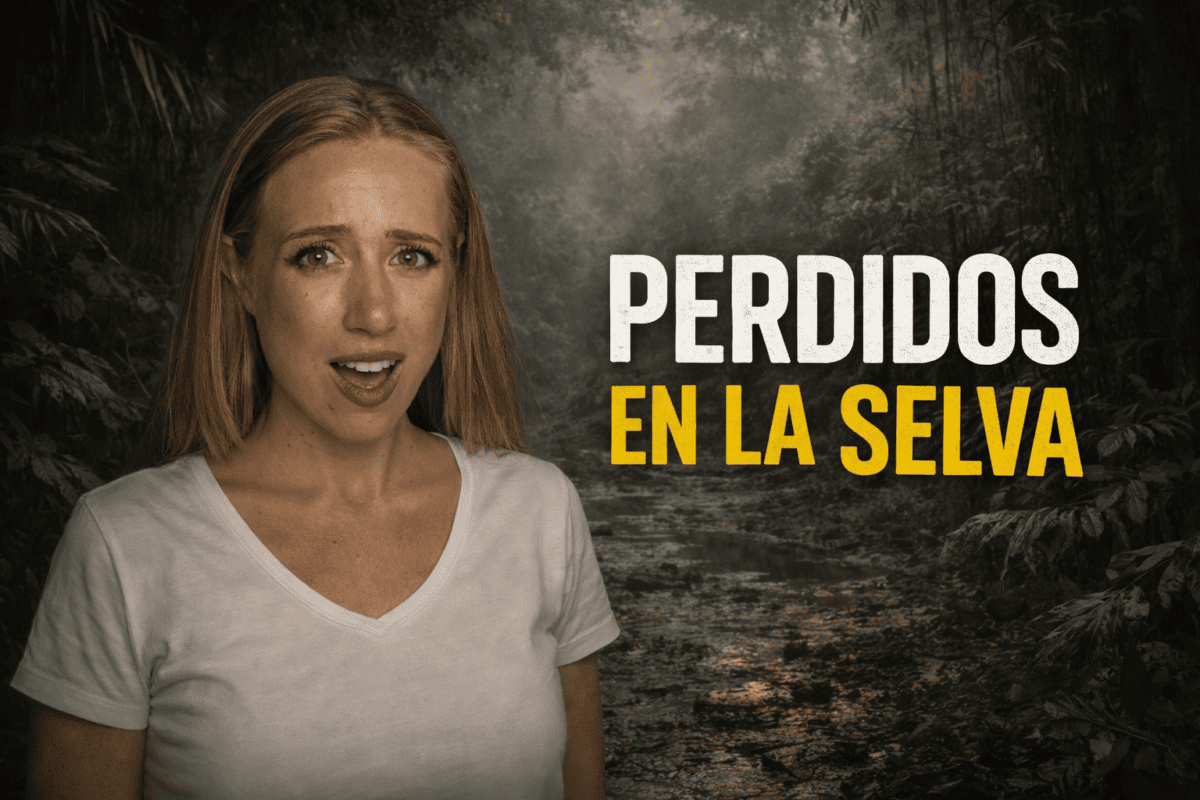 tourist lost in the forest