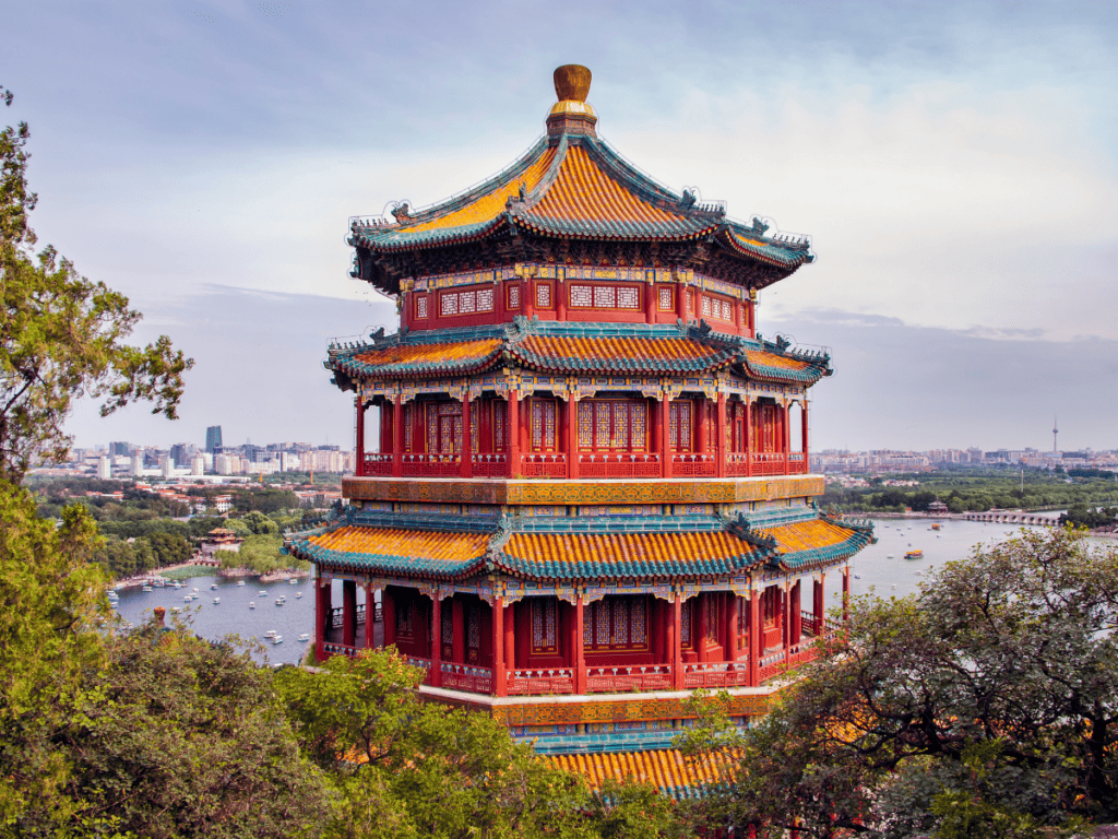 Chinese tower.