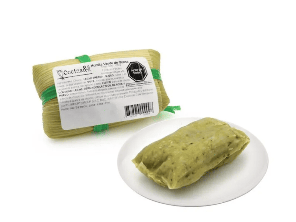 Humitas verdes from Wong in Peru.