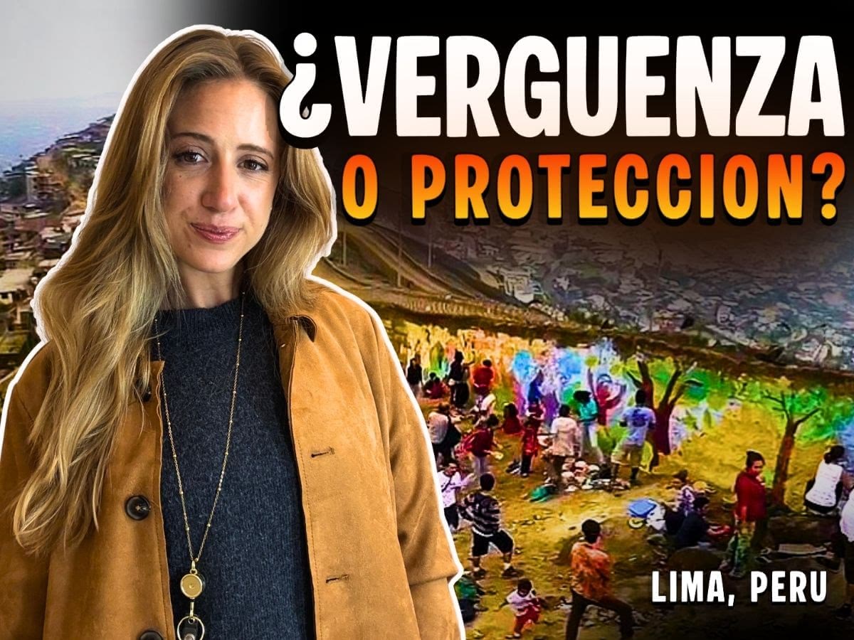 An American girl discovers el muro de la verguenza in Lima, Peru.