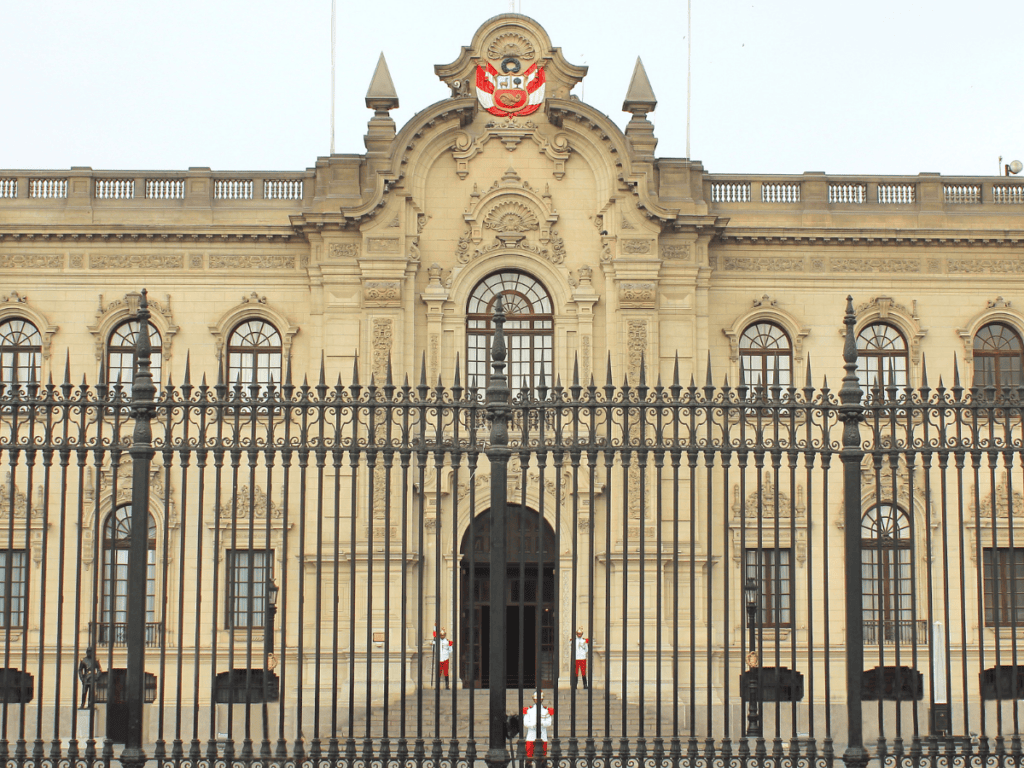 Peru's palacio de justicia in Lima.
