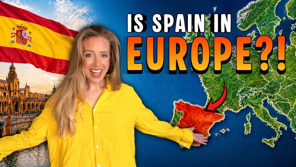 Spanish country on the map of Eurpope.