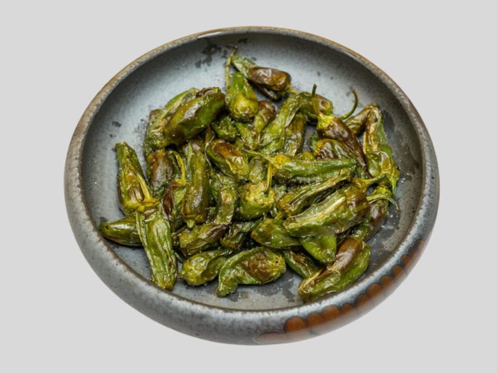 Pimientos de padron are a popular Spanish appetizer.