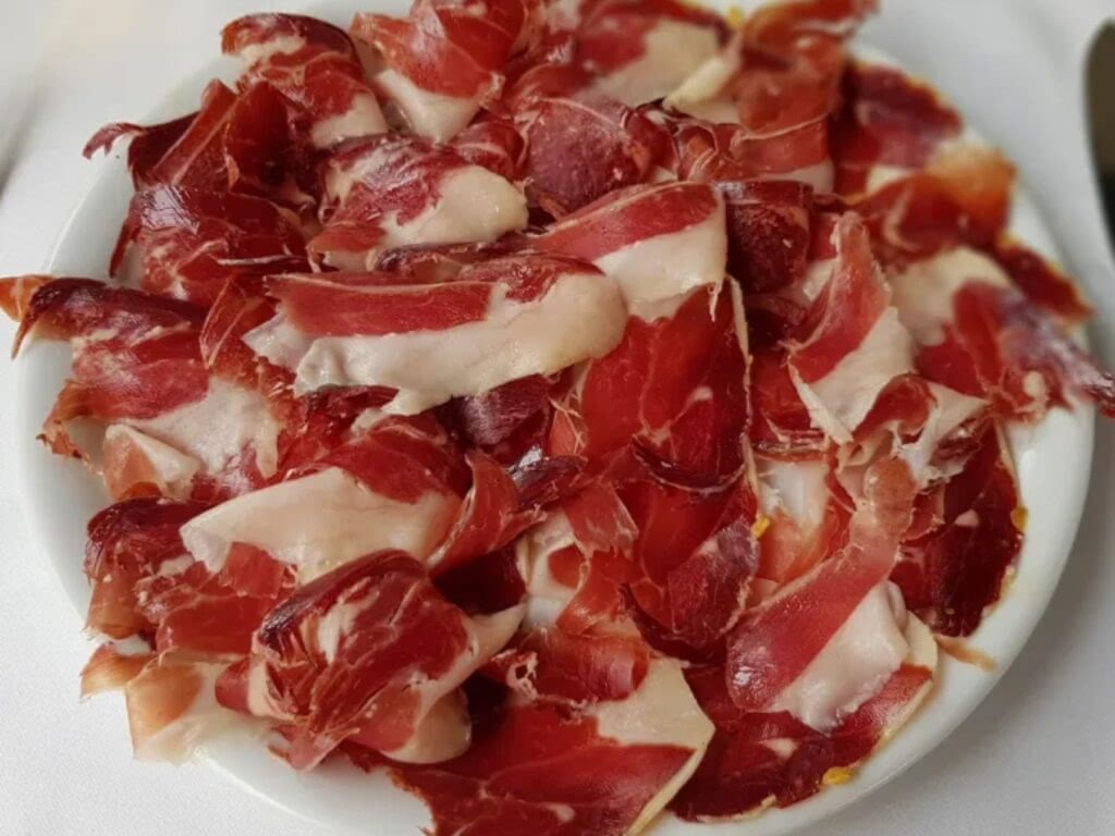 Jamón ibérico de bellota.