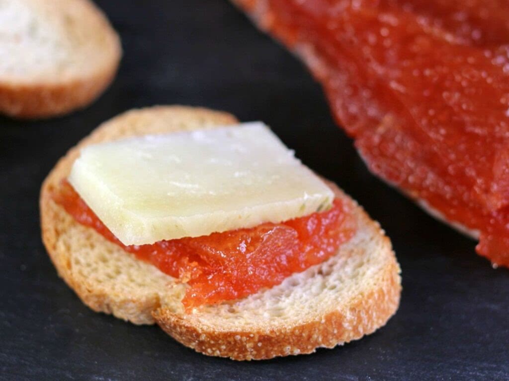 Classic Spanish cheese and membrillo combination.