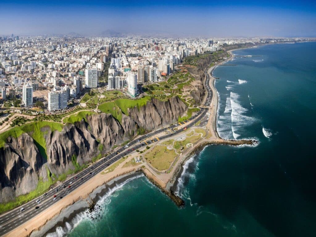 Coast of Lima, Peru.