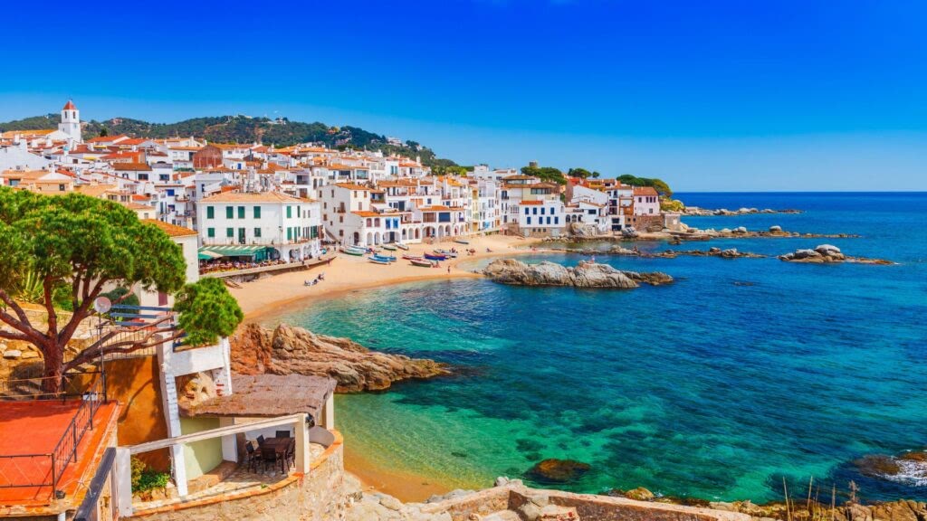 A landscape of Spain in Europe.