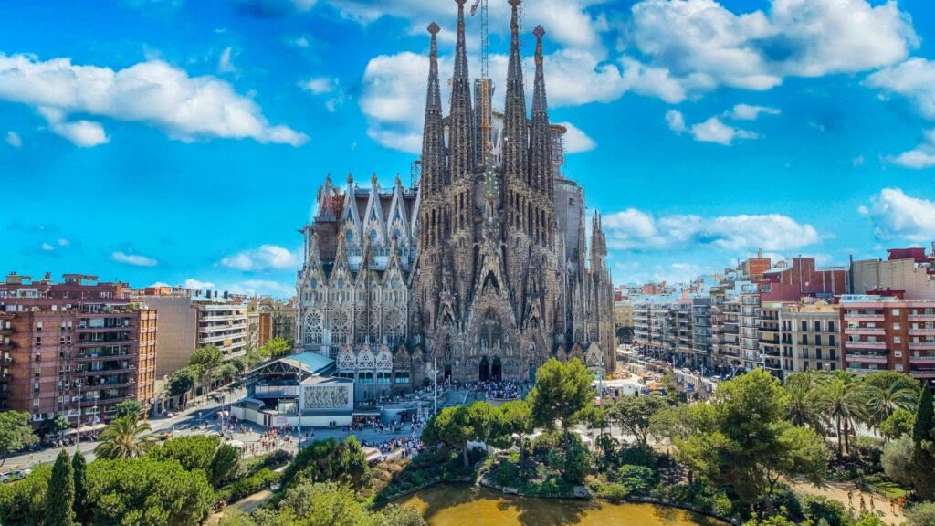 La Sagrada Familia Barcelona, Spain - Europe.