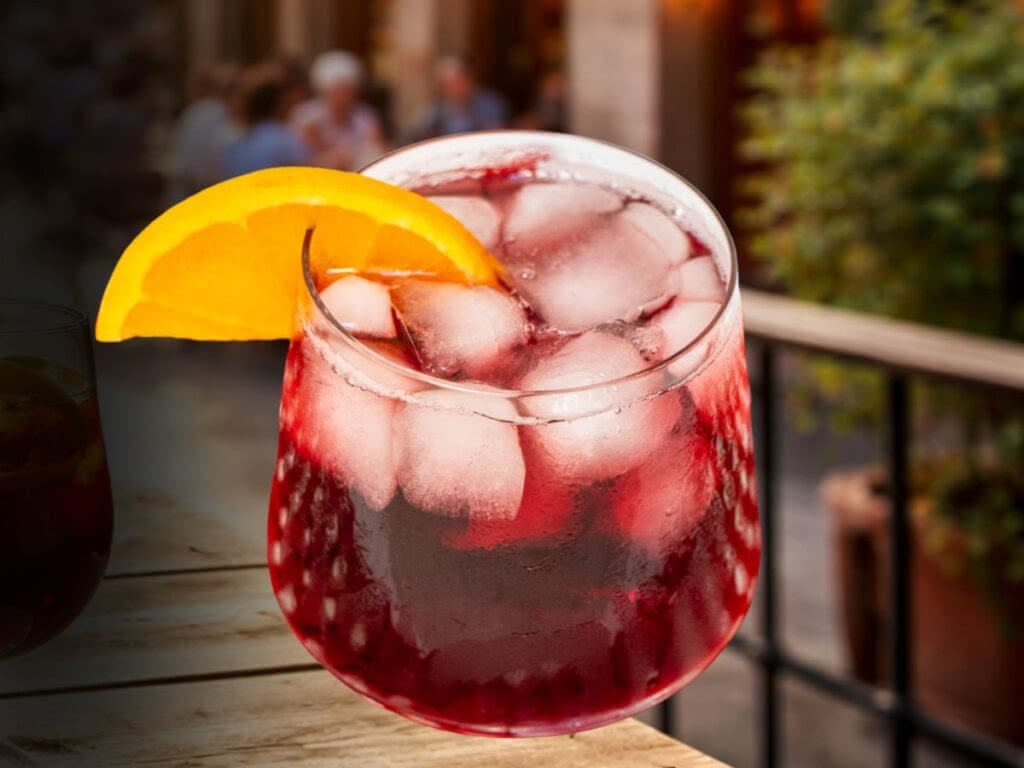 Tinto de verano in Spain.
