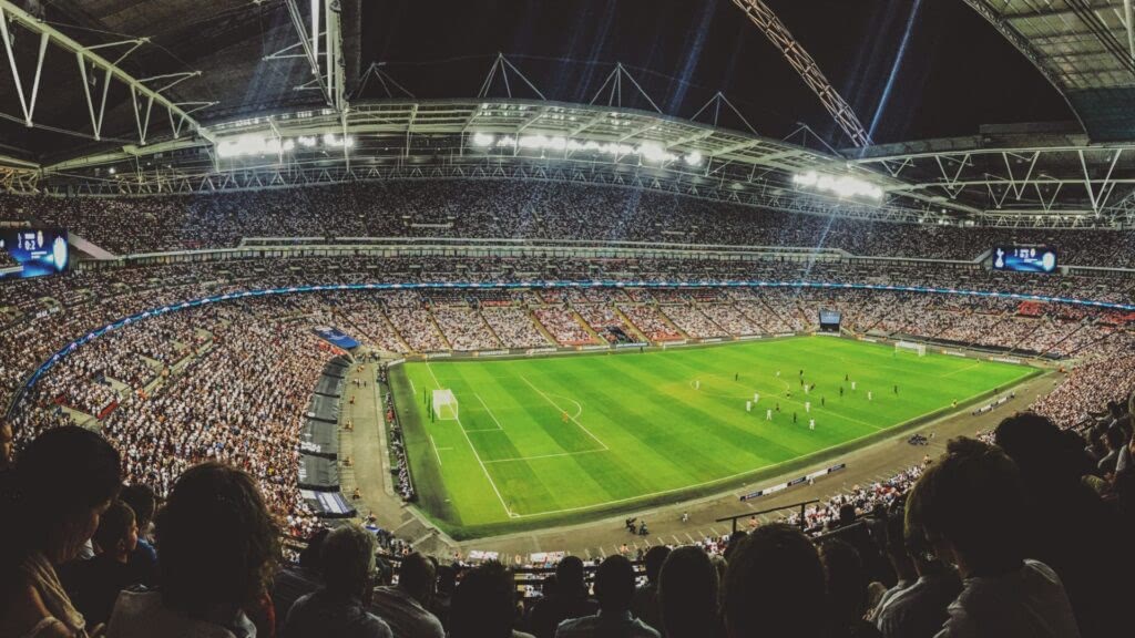 Soccer game.