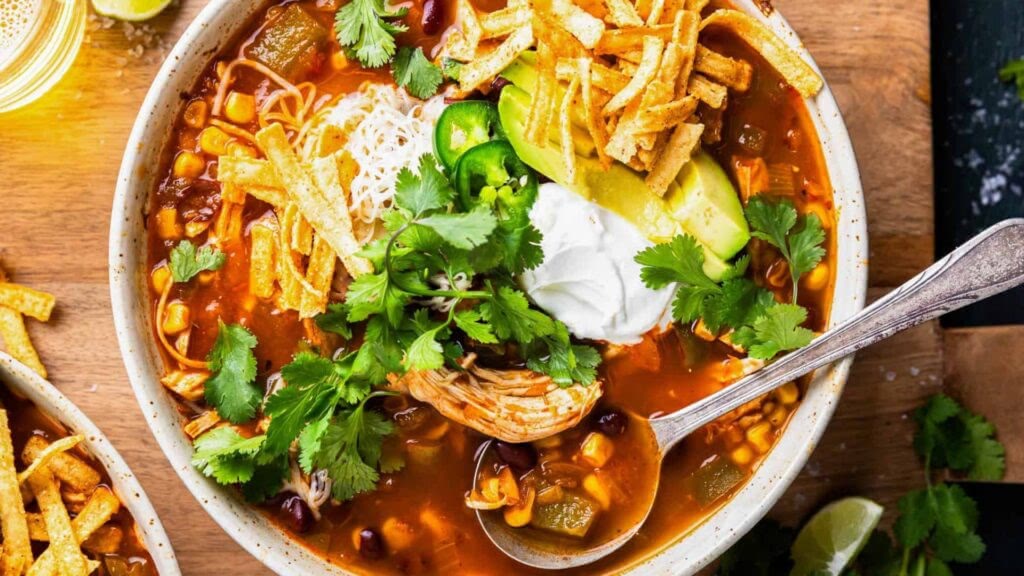 Chicken tortilla soup.