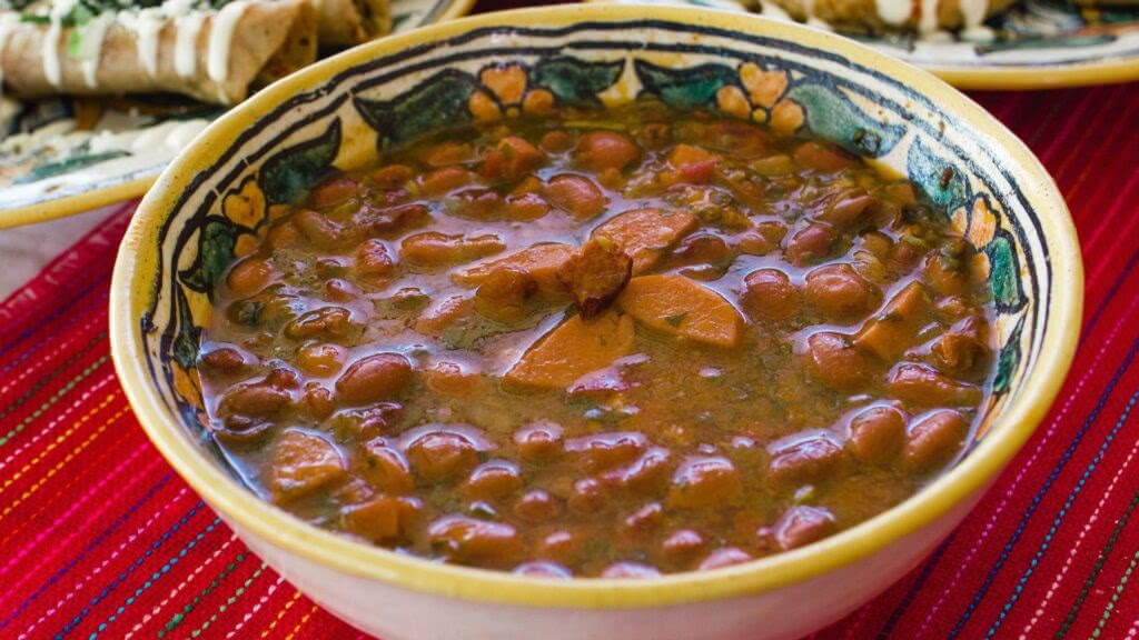 Charro beans.