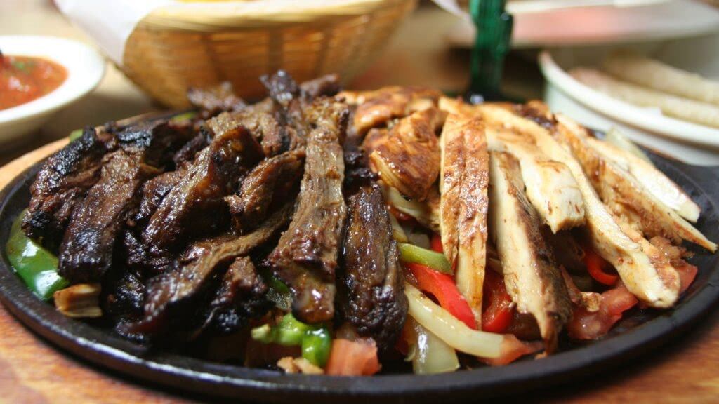 Mexican fajitas.