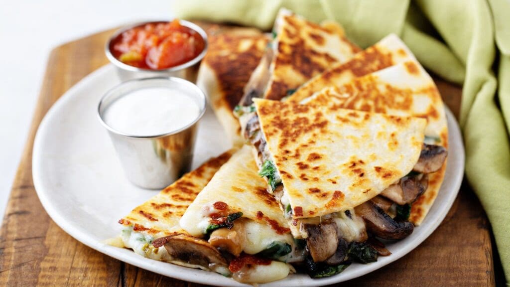 quesadillas.